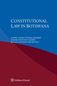 صورة الغلاف: Constitutional Law in Botswana 9789403529271