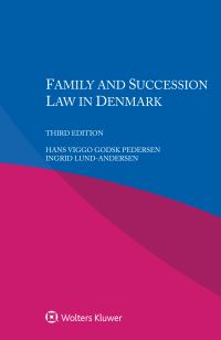 Cover image: Family and Succession Law in Denmark 3rd edition 9789403530000