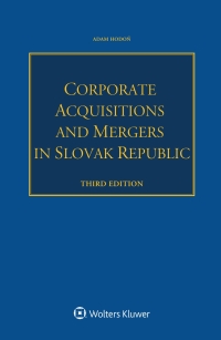 Imagen de portada: Corporate Acquisitions and Mergers in Slovak Republic 3rd edition 9789403530680