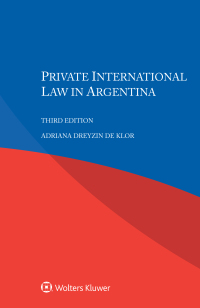 Omslagafbeelding: Private International Law in Argentina 3rd edition 9789403531403