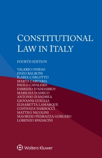 Imagen de portada: Constitutional Law in Italy 4th edition 9789403531885