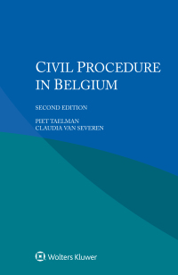 Cover image: Civil Procedure in Belgium 2nd edition 9789403532936