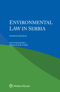 Imagen de portada: Environmental Law in Serbia 4th edition 9789403533384