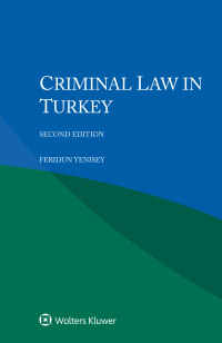 Cover image: Criminal Law in Turkey 2nd edition 9789403534428