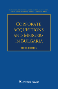Cover image: Corporate Acquisitions and Mergers in Bulgaria 3rd edition 9789403535920