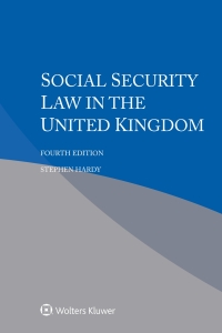 Cover image: Social Security Law in the United Kingdom 4th edition 9789403536477