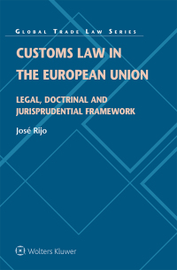 Cover image: Customs Law in the European Union 9789403538112