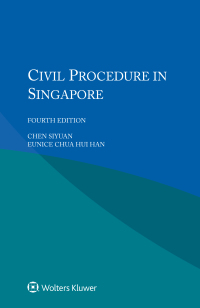 Cover image: Civil Procedure in Singapore 4th edition 9789403538211