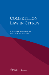 Cover image: Competition Law in Cyprus 9789403538242