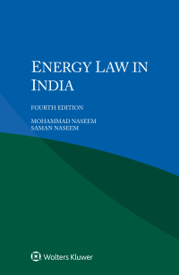 Cover image: Energy Law in India 4th edition 9789403538440
