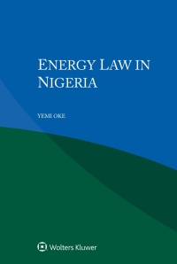 صورة الغلاف: Energy Law in Nigeria 9789403538877