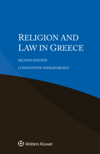 Cover image: Religion and Law in Greece 2nd edition 9789403539430