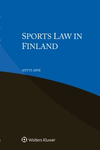 Omslagafbeelding: Sports Law in Finland 9789403540375