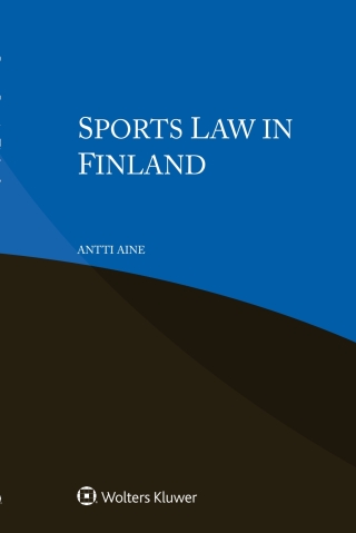 Cover image: Sports Law in Finland 9789403540375