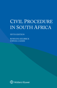 Omslagafbeelding: Civil Procedure in South Africa 5th edition 9789403540627