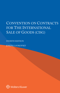 Cover image: Convention on Contracts for the International Sale of Goods (CISG) 9789403540726