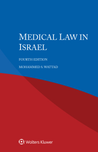 Cover image: Medical Law in Israel 4th edition 9789403541051