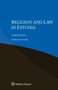 Omslagafbeelding: Religion and Law in Estonia 3rd edition 9789403541228