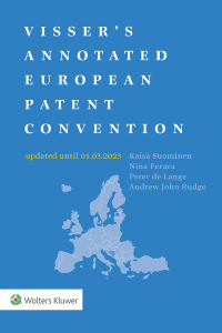 Cover image: Visser's Annotated European Patent Convention 2023 Edition 9789403536163