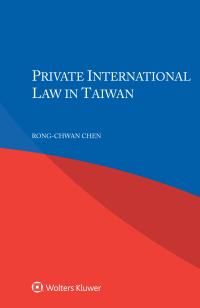 Titelbild: Private International Law in Taiwan 9789403542225