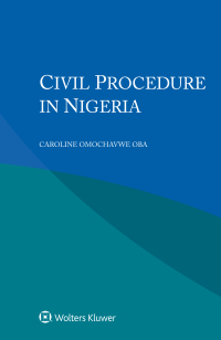 Cover image: Civil Procedure in Nigeria 9789403546216