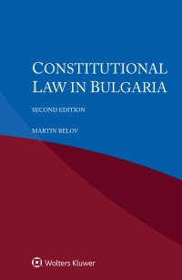 Immagine di copertina: Constitutional Law in Bulgaria 2nd edition 9789403544472