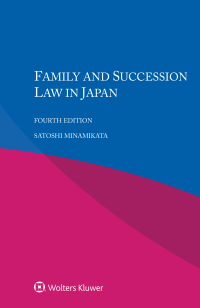 Cover image: Family and Sucession Law in Japan 4th edition 9789403545707