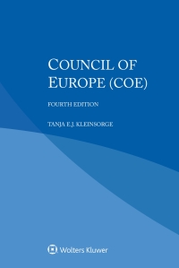 Cover image: Council of Europe (CoE) 4th edition 9789403545974