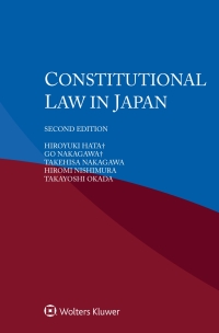 Cover image: Constitutional Law in Japan 2nd edition 9789403546087