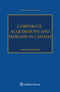 Cover image: Corporate Acquisitions and Mergers in Canada 4th edition 9789403549712
