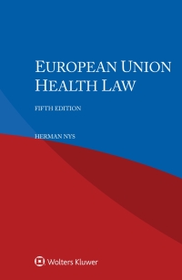 Imagen de portada: European Union Health Law 5th edition 9789403547282