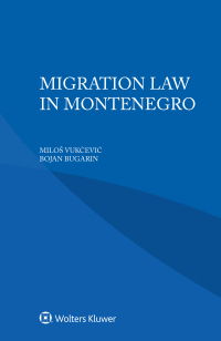 Cover image: Migration Law in Montenegro 9789403547800