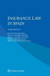 صورة الغلاف: Insurance Law in Spain 3rd edition 9789403547770