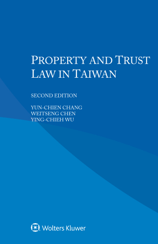 Cover image: Property and Trust Law in Taiwan 2nd edition 9789403548401