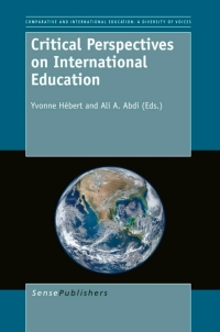 Imagen de portada: Critical Perspectives on International Education 9789460919060