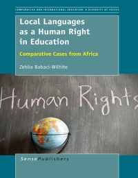 Cover image: Local Languages as a Human Right in Education 9789462099470