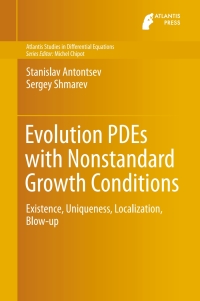 Imagen de portada: Evolution PDEs with Nonstandard Growth Conditions 9789462391116