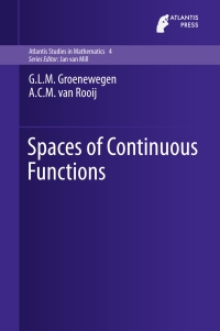 Cover image: Spaces of Continuous Functions 9789462392007