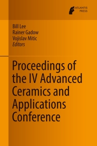 Cover image: Proceedings of the IV Advanced Ceramics and Applications Conference 9789462392120