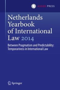 Immagine di copertina: Netherlands Yearbook of International Law 2014 9789462650596