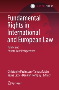Cover image: Fundamental Rights in International and European Law 9789462650862