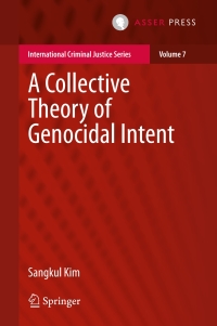 表紙画像: A Collective Theory of Genocidal Intent 9789462651227
