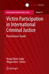 Immagine di copertina: Victim Participation in International Criminal Justice 9789462651760