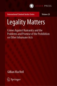 Imagen de portada: Legality Matters 9789462654426