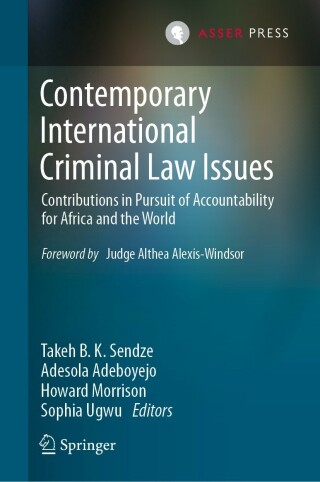Omslagafbeelding: Contemporary International Criminal Law Issues 9789462655546