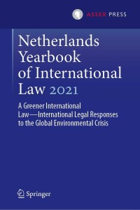 Titelbild: Netherlands Yearbook of International Law 2021 9789462655867