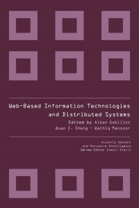 Titelbild: WEB-BASED INFORMATION TECHNOLOGIES AND DISTRIBUTED SYSTEMS 9789491216329