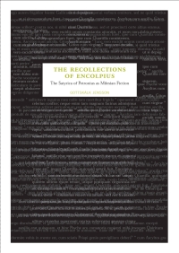 Cover image: The Recollections of Encolpius 9789080739086