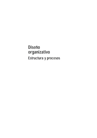 Imagen de portada: Diseño Organizativo 1st edition 9789506415143