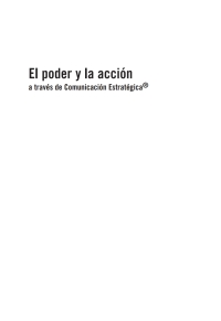 Imagen de portada: Poder y la acción a través de Comunicación estratégica, El 1st edition 9789506415907